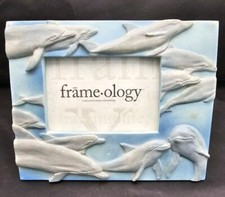 QUADRO OLOGY LIFE MOMENTOS ARTE 3D MOLDURA FOTO GOLFINHOS 3'1/2"X5" Foto comprar usado  Enviando para Brazil