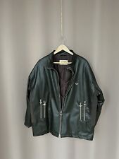 Jaqueta Armani Jeans Couro Pesado Masculina Tamanho M Marrom Zíper Completo Multibolsos Bombardeiro comprar usado  Enviando para Brazil