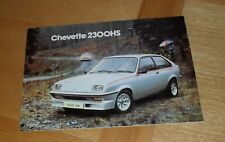 Folheto Vauxhall Chevette 2300HS 1978-1979 comprar usado  Enviando para Brazil