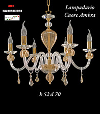 Lampadario cristallo luci usato  Andria