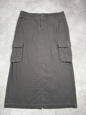 Saia Brandy Melville Cargo Feminina Média Longa Maxi Bolsos Utilitários Zíper, usado comprar usado  Enviando para Brazil