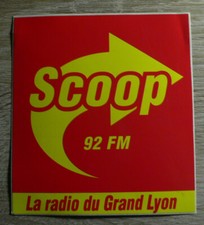 Autocollant radio scoop d'occasion  Bourg-Saint-Maurice