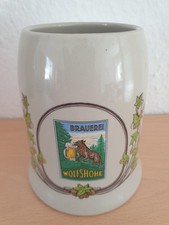 Bierkrug brauerei wolfshöhe gebraucht kaufen  Neumarkt i.d.OPf.