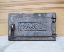 Porta de forno a lenha de ferro fundido vintage, porta de forno, porta de forno rústico, década de 1960., usado comprar usado  Enviando para Brazil