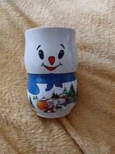 Christmas snowman mug for sale  SHREWSBURY
