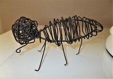 Arte de tampo de mesa de arame de metal formiga 6" x 3" comprar usado  Enviando para Brazil