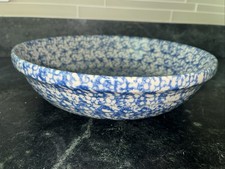 Spongeware blue bowl for sale  Alexandria