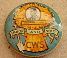 Vintage tin badge for sale  WATERLOOVILLE