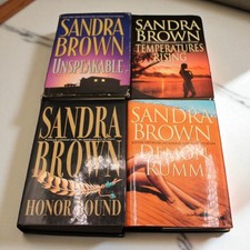 Sandra Brown HC Book LP Lot of 4 Unspeakable +3 comprar usado Sandra Brown HC Book LP Lot of 4 Unspeakable +3 comprar usado  Enviando para Brazil
