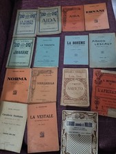 Lotto libretti opera usato  Giugliano in Campania