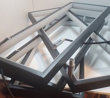 Luzes de teto quadradas reguláveis para sala de estar não têm controle remoto preto, usado comprar usado  Enviando para Brazil