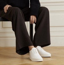 Tênis THE ROW Feminino 'Marie H' de Lona com Cadarço Branco Tamanho 36/6 EUA $820+ NOVO, usado comprar usado  Enviando para Brazil