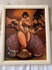 Óleo a bordo Theo Booth (n.1947). “Vênus” 2010 comprar usado  Enviando para Brazil