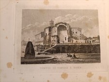 Stampa incisione vedute usato  Varese