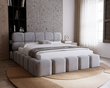 Genco | Łóżko tapicerowane Podwójne łóżko NOE 180x200 | Łóżko do przechowywania, używany na sprzedaż  PL