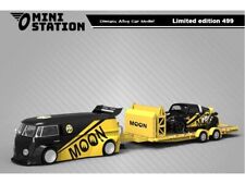 Trailer Set - T1, Bettle & Trailer - Mooneyes  - black  / yellow - Mini Station , usado comprar usado  Enviando para Brazil