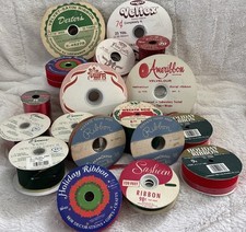 Vintage ribbon christmas for sale  Lyons