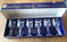 lead crystal sherry glasses for sale  LIVERPOOL
