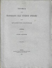 Bianchi luigi..teoria delle usato  Roma