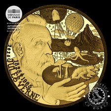 2025 - 1/4 Oz Gold PROOF - Julio Verne - FRANCIA comprar usado  Enviando para Brazil