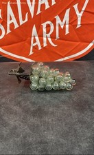 Folha gravada em metal vidro verde decoração para casa uva videira aglomerado de frutas comprar usado  Enviando para Brazil