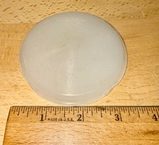 Usado, LENTE DE LÂMPADA DE CORTESIA CÚPULA DE VIDRO VINTAGE LINHAS RANHURADAS INÍCIO DOS ANOS 20 E 30 comprar usado  Enviando para Brazil