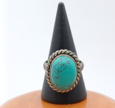 Anello etnico cabochon usato  Caravaggio
