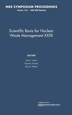 Scientific Basis for Nuclear Waste Management X. Hyatt, Pickett, Rebak<| na sprzedaż  Wysyłka do Poland