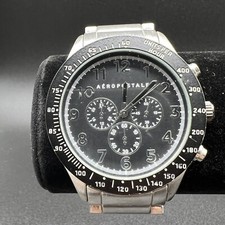 Usado, Relógio Aeropostale com pulseira de metal tom prata 8,5 pol. - sem bateria comprar usado  Enviando para Brazil