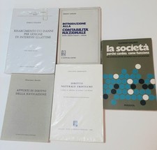 Lotto libri diritto usato  Italia