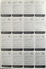 Audi service aufkleber gebraucht kaufen  Schwalmtal