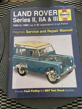 Haynes land rover for sale  HOOK