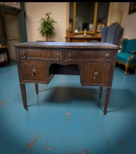 Antique mahogany kneehole for sale  BEDALE