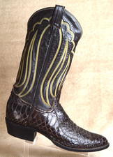 Botas caubói masculinas Tony Lama 10,5 B vintage etiqueta dourada píton cobra marrom 8115 comprar usado Botas caubói masculinas Tony Lama 10,5 B vintage etiqueta dourada píton cobra marrom 8115 comprar usado  Enviando para Brazil