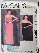 Mccalls strapless pullover for sale  UK