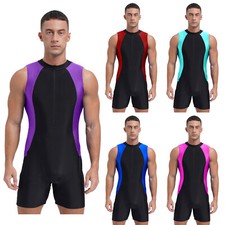 Macacão Masculino Macacão de Surf Treino Bodysuit Mergulho Roupa de Banho Collant Adulto comprar usado  Enviando para Brazil