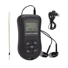 Mini receptor de bolso digital tela LCD rádio FM para design portátil leve comprar usado  Enviando para Brazil