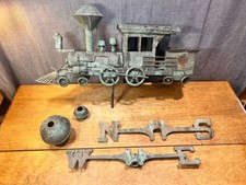 Locomotiva de trem de cobre vintage Weathervane comprar usado  Enviando para Brazil