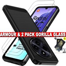 Usado, Capa telefone à prova de choque silicone fibra de carbono Armour para Xiaomi POCO C75 comprar usado  Enviando para Brazil