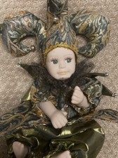 Porcelain jester mardi for sale  Canton