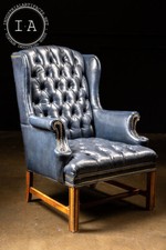Vintage tufted leather for sale  Dekalb
