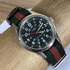 Timex Masculino J Crew Campo Militar CIRCA 2008 Pulseira de Nylon 36mm Relógio de Quartzo 7 3/4", usado comprar usado  Enviando para Brazil