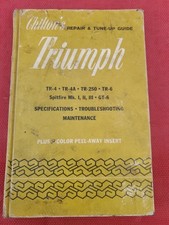 Usado, Triumph Tr4 Tr4a Tr250 Tr6 Spitfire Mk. I II III gt6 manual de reparo C1970 comprar usado  Enviando para Brazil