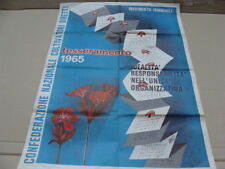 Manifesto politico poster usato  Santena