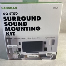 Usado, Kit de montagem de som surround Hangman sem parafuso prisioneiro preto modelo SSMK comprar usado  Enviando para Brazil