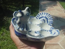 Gzhel egg dish for sale  Delray Beach