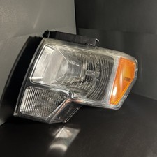 ﻿﻿[lado direito do passageiro] Conjunto de lâmpada de farol estilo original cromado para 09-14 Ford F comprar usado  Enviando para Brazil
