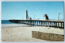 Usado, Pismo Beach Califórnia CA cartão postal cais pesca surf doca exterior c1960 vintage comprar usado  Enviando para Brazil