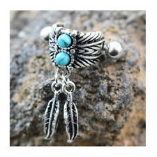 Feathers turquoise cuff for sale  BASINGSTOKE