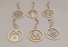 Wooden hanging christmas for sale  GLASGOW